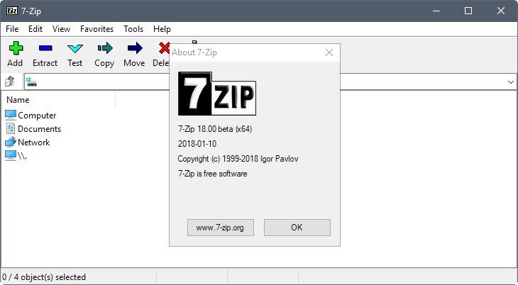 instal 7-Zip 23.01