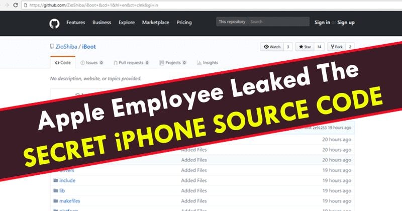 A Low-Level Apple Employee Leaked The Secret iPhone Source Code