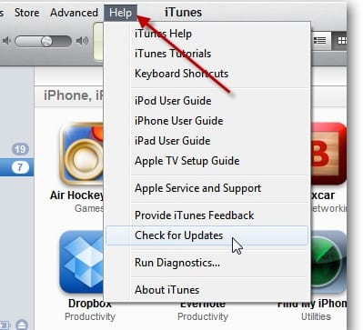 Updating iTunes On Windows