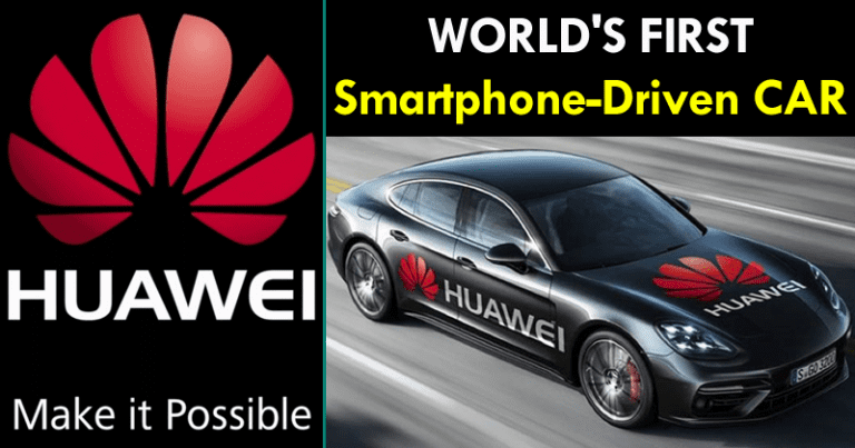 Huawei Just Unveiled The World’s First Smartphone-Driven Car (Video)