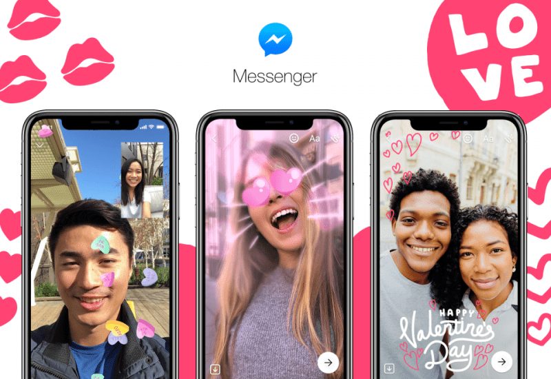 Facebook Just Added New Features To Its Messenger App For Valentine's Day