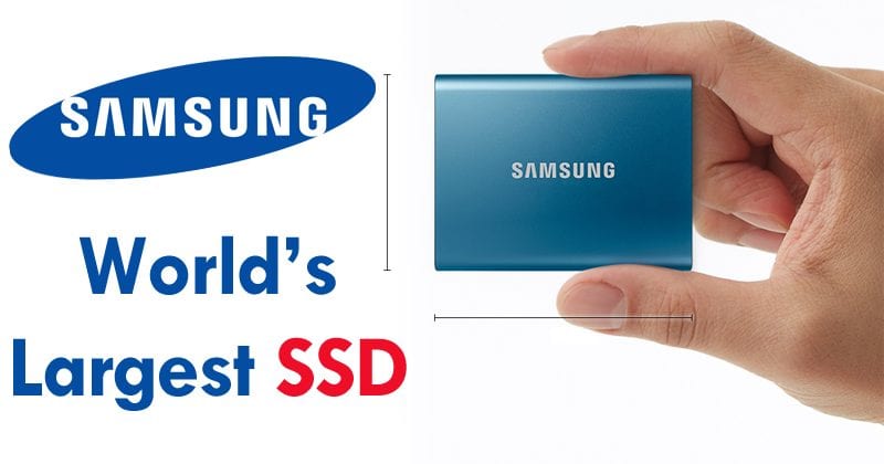 Samsung Just Unveiled The World’s Largest SSD