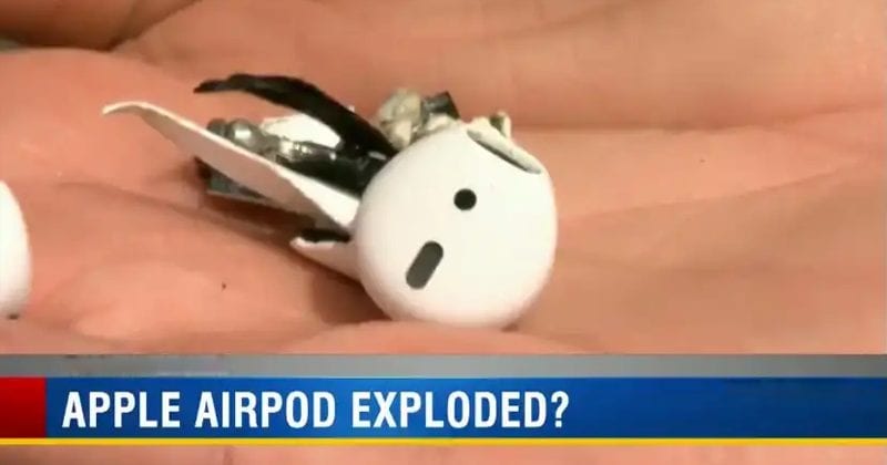 This Man Says His Apple AirPod EXPLODED