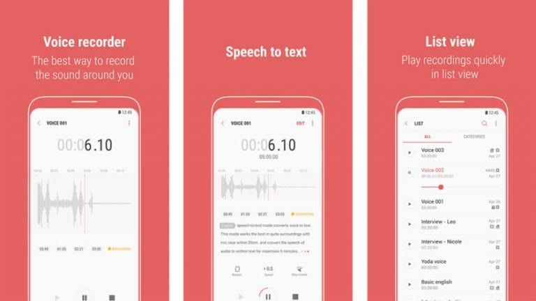 best speech to text app android 2018