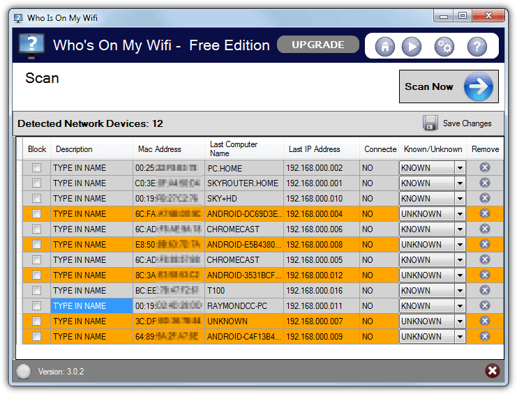 unknown device connected to router