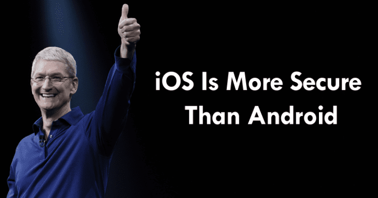 Apple Ceo Explains Why Ios Is More Secure Than Android