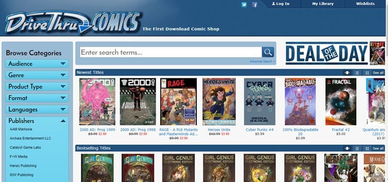 read comics online home