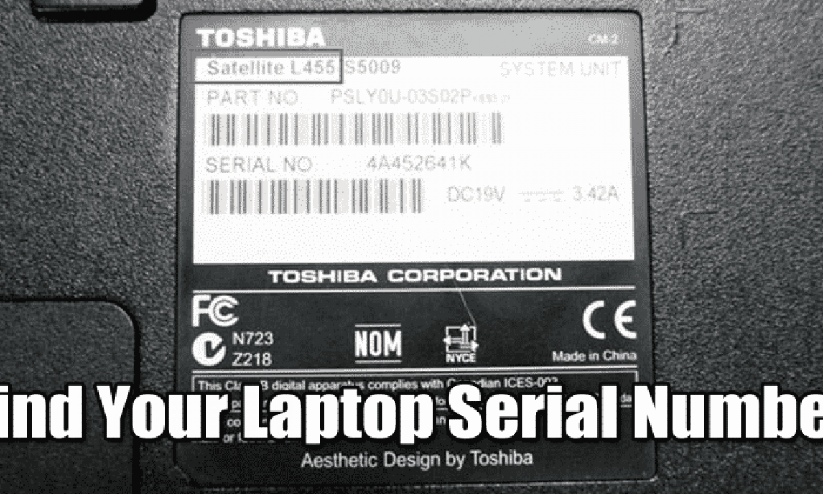 Laptop Serial Number