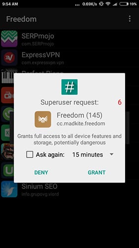 freedom apk android 5.1