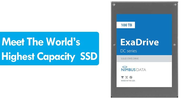 Nimbus Just Launched World’s Highest-Capacity SSD