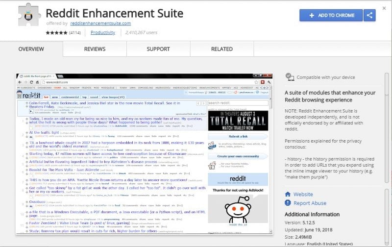 Reddit Enhancement Suite