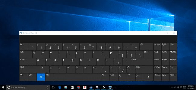 Use On-Screen Keyboard To Type Sensitive information
