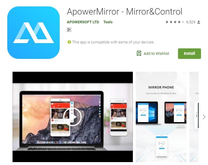 Using ApowerMirror