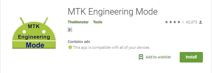 Using MTK Engineering Mode