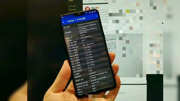 OnePlus 6 Leaks In Real-Life Image With iPhone X-Like Notch
