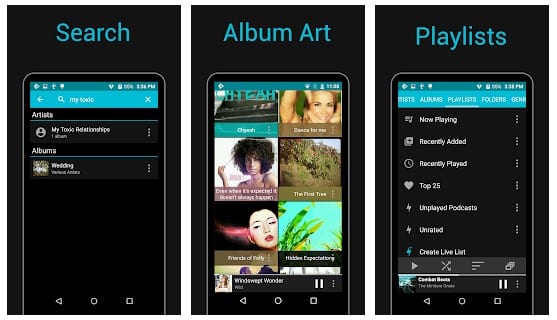 20 Best Free Music Players For Your Android Device - 89