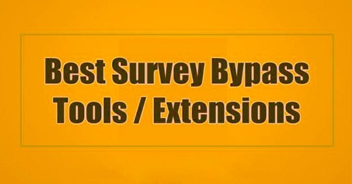 5 Best Survey Bypass Tools/Extensions