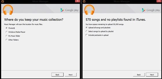 Synkroniserer iTunes til Android ved å bruke Google Play Musikk
