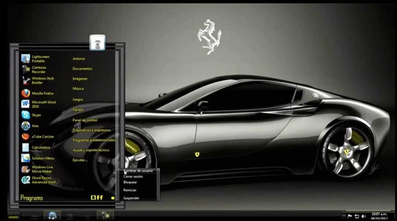 Ferrari Windows 7 Theme
