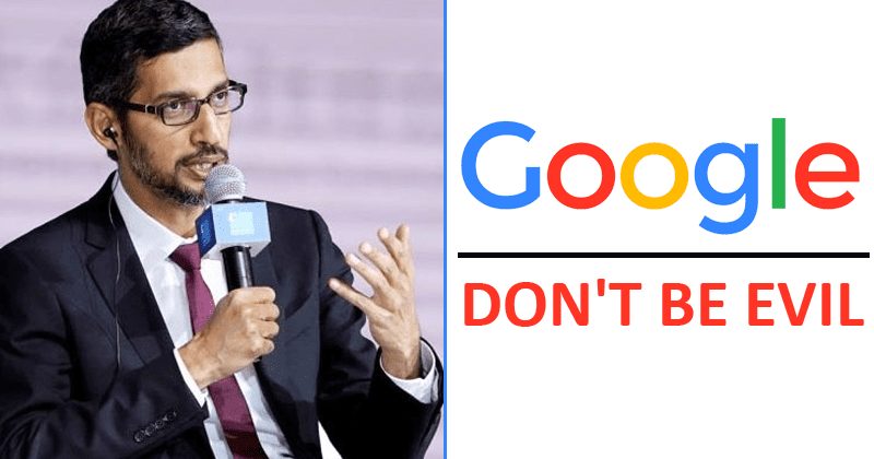 Here's Why Google Dropped Famous 'Don't Be Evil' Motto