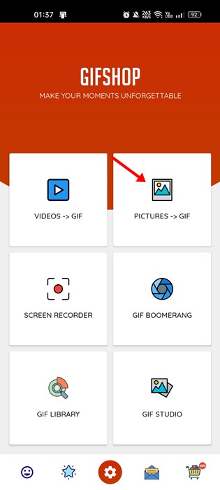 How To Create Animated GIFs From Images on Android - 90