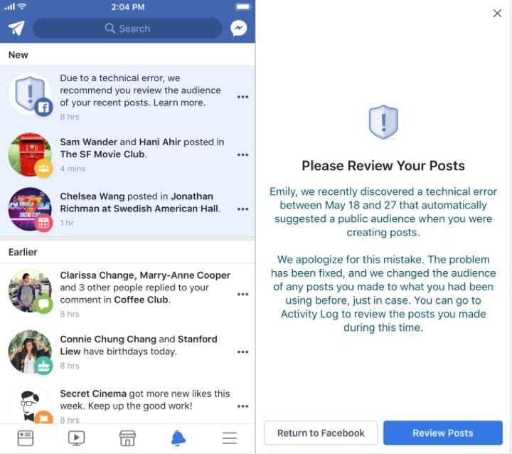 This Facebook Bug Defaulted 14 Million Users  Private Posts To General Public - 67