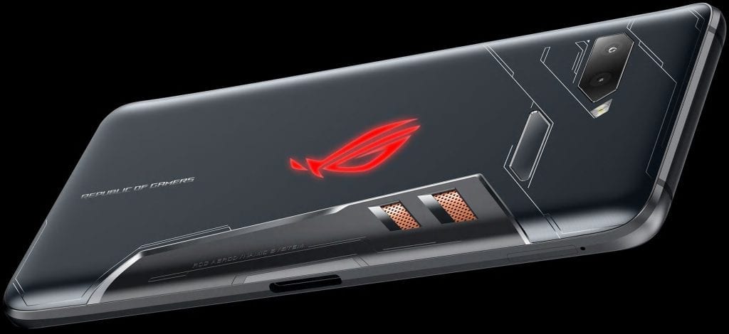 Asus ROG Phone   Snapdragon 845 SoC  3D Vapour Chamber Cooling  512GB Storage - 57