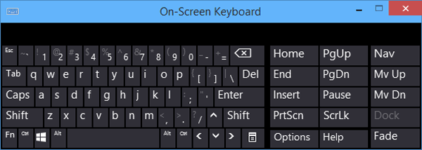 Use Virtual Keyboard
