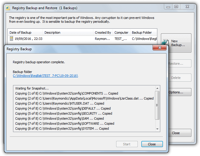 registry backup scheduler