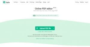 pdf edit online sejda