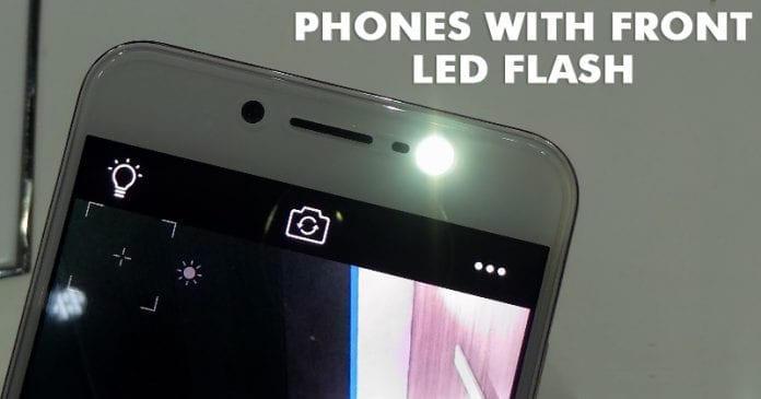 Top 5 Best Android Mobile Phones with Front LED Flash 2019