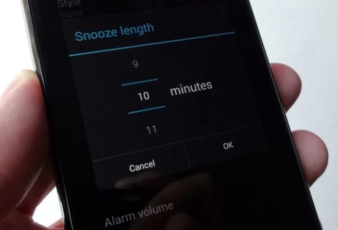 How to Change the Default Snooze Time for Alarm on Android