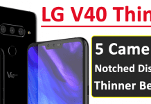 LG V40 ThinQ Leak: 5 Cameras, Notched Display, Thinner Bezels