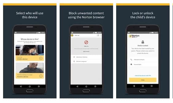 Norton Family parental control