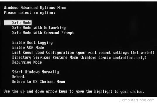 Boot Into Safe Mode And Disable Start Up