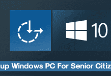 How to Setup Windows PC For Senior Citizens