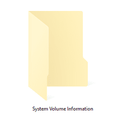 What is System Volume Information Folder?