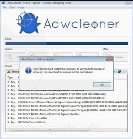 Using ADWCleaner