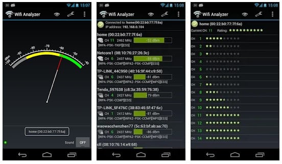 Analisador WiFi