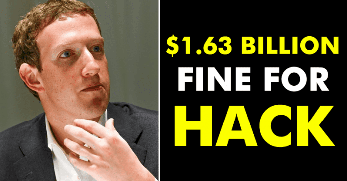 Facebook To Face Up To $1.63 Billion Fine For Latest Hack