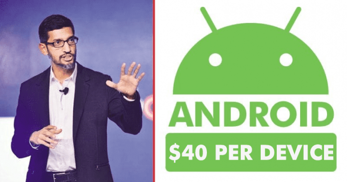 Google To Charge $40 Per Device For Android