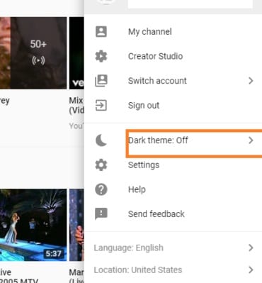 How to Enable Dark Mode On Youtube