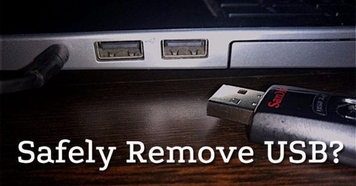 Ever Wondered Why We Need To 'Safely Remove' USB Devices?
