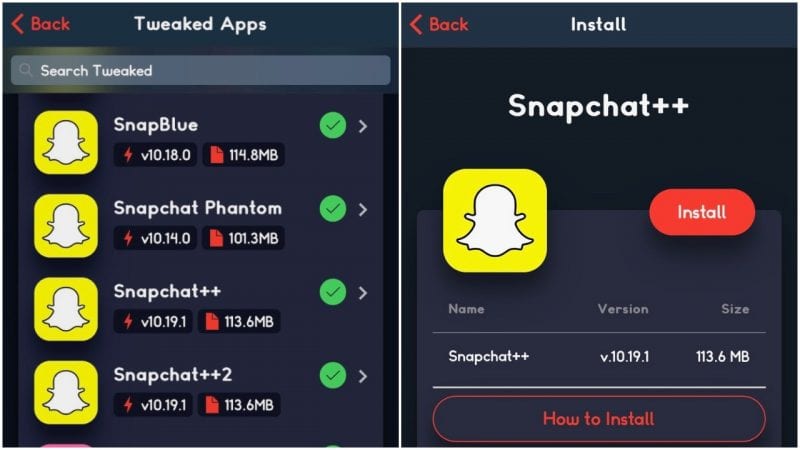 hacked snapchat download ios