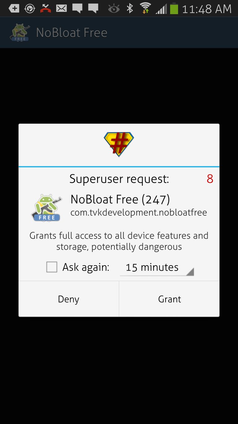Utiliser NoBloat pour Android