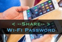share wifi password iphone to iphone