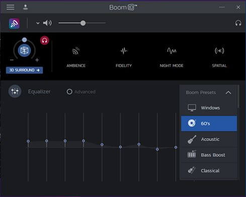 microsoft hd audio device eqaulizer