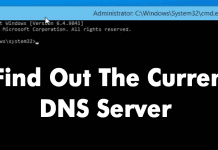 How To Find Out The Current DNS Server You Are Using