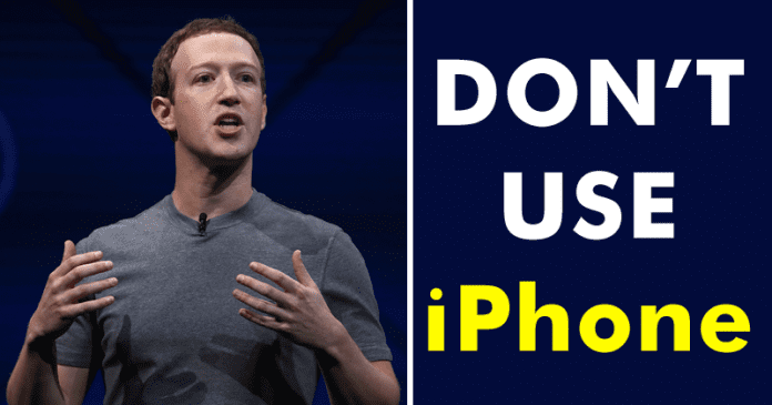 Mark Zuckerberg: Give Up iPhone And Use Android