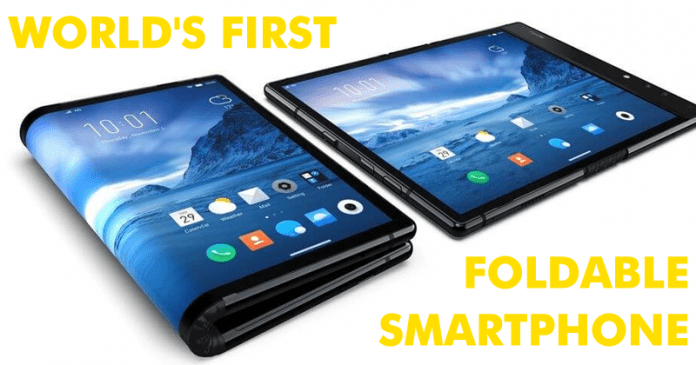 Meet The World's First Foldable Smartphone
